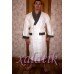 NUSA вафельный мужской халат NS 15120 коричневый