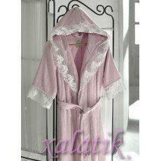 ALTINBASAK халат и полотенца KLEOPATRA pink