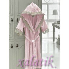 ALTINBASAK махровый халат женский MARGARET розовый 
